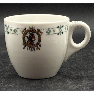 Mayer China Hotel Multnomah Demitasse Cup 1920s Restaurant Ware Indian